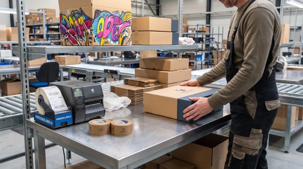 Bedrukte postdozen die je merk versterken zonder extra handelingen