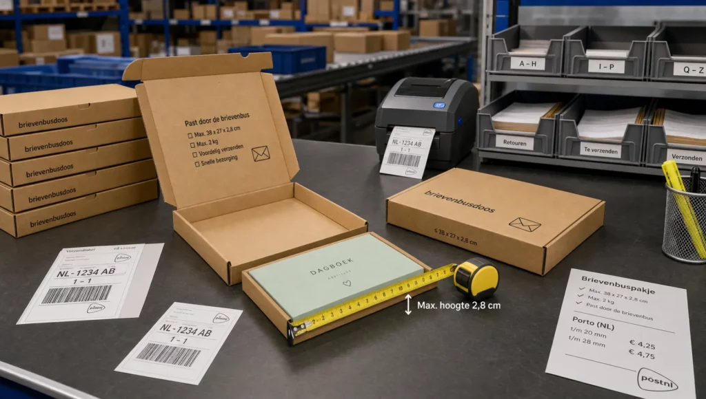 Brievenbus doosjes kiezen op formaat, product en porto - Main Image