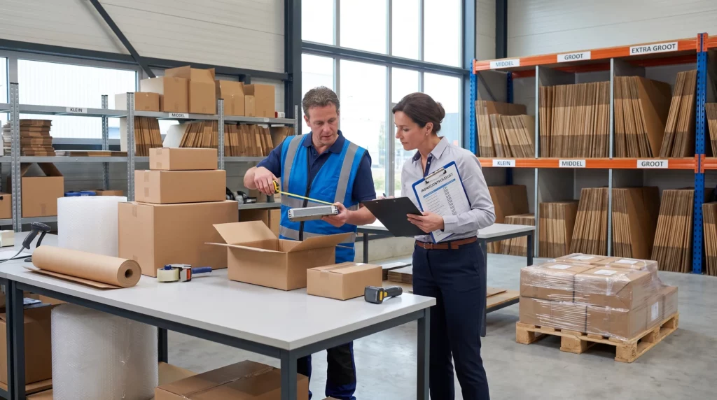 Fulfilment center efficiënter maken met een slim dozenassortiment