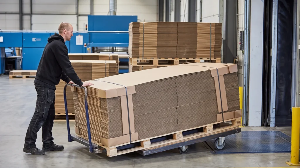 Karton in groot formaat beschermen tijdens opslag en transport - Main Image
