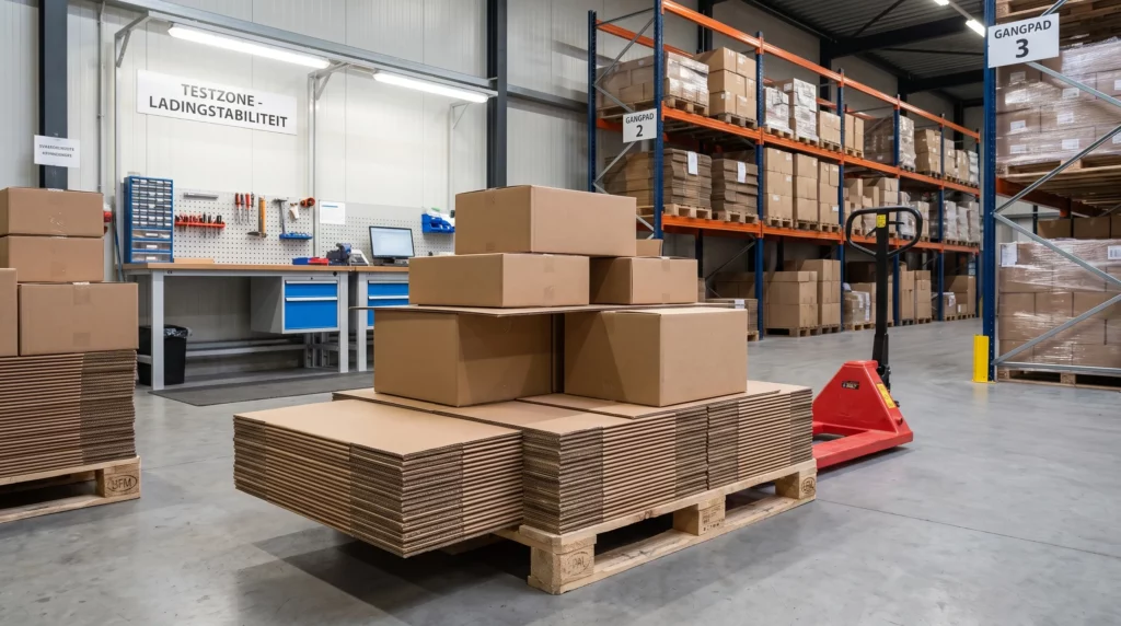 Kartonnen plaat op maat inzetten voor bescherming en steun - Main Image