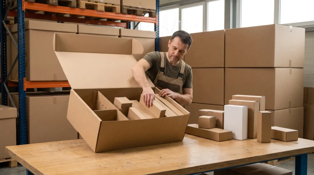 Opbergdoos op maat maken voor wisselende productformaten - Main Image