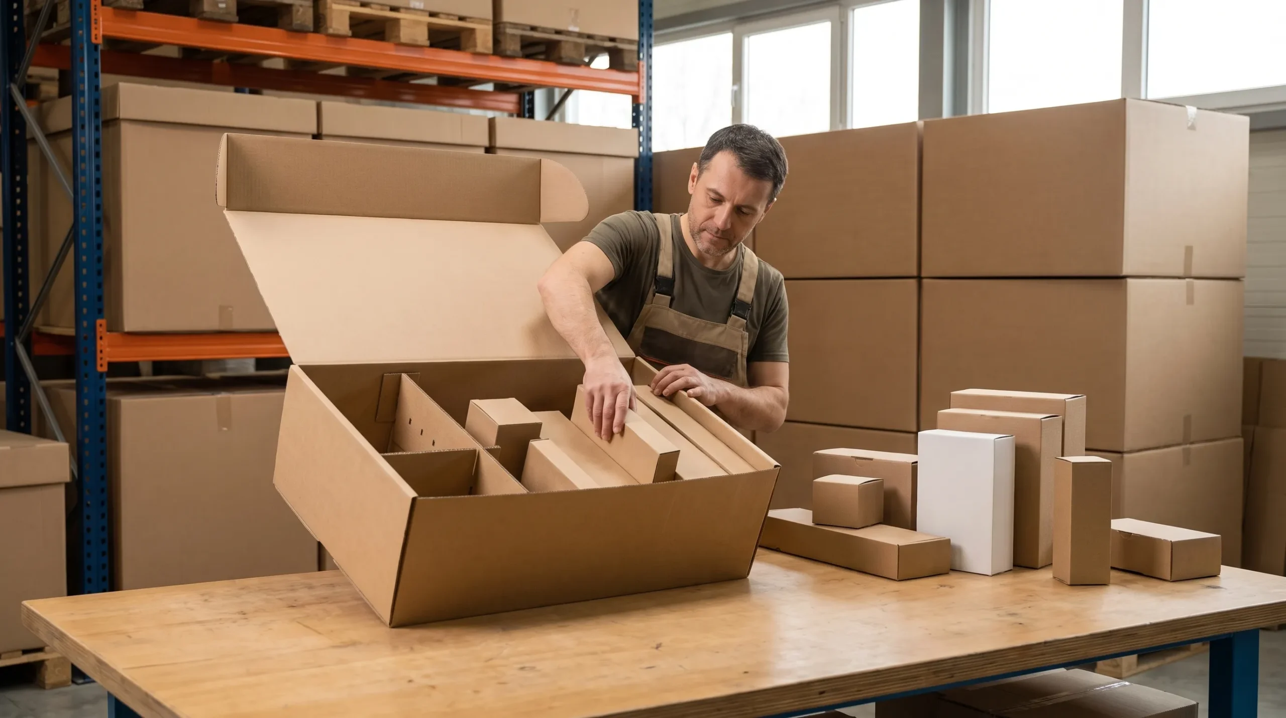 Opbergdoos op maat maken voor wisselende productformaten - Main Image
