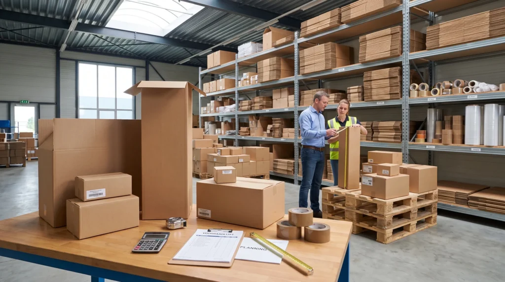 Verpakkingsmateriaal bestellen met grip op voorraad en pieken